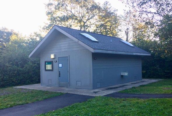 Smallish bathroom for 2 dozens campers