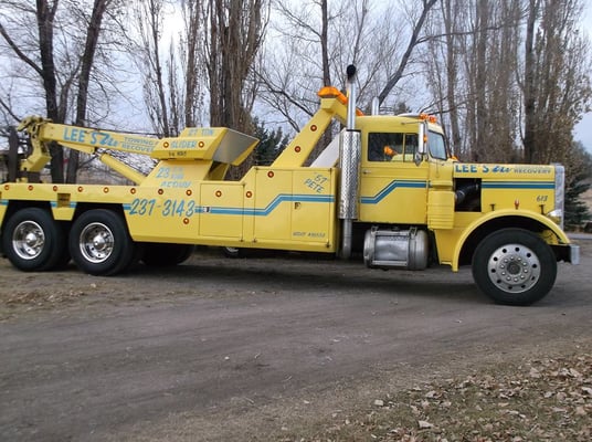 Our 1957 Peterbilt, on the road daily.