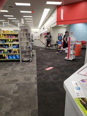 Pharmacy area and back of the store