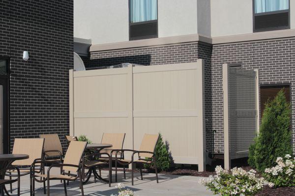 8' Solid Privacy PVC Fence