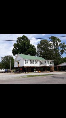 A historic church saved through a lift for a new foundation.