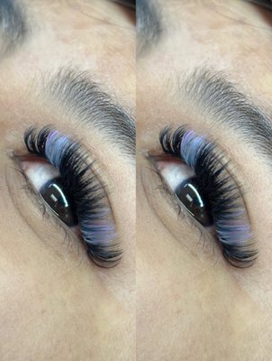 Fun colored lashes