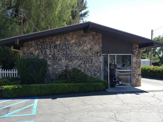 Front of the post office