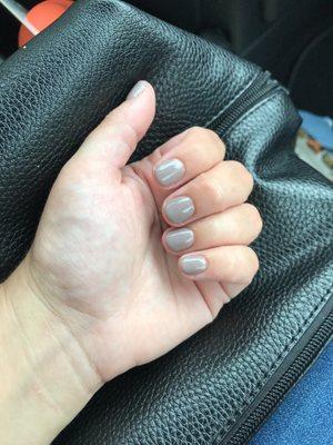 Back again for the summer. As usual Hope did a fantastic gel manicure and pedicure! I will definitely be back again next summer.