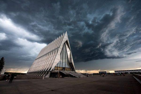 It's a blessing that we can see this amazing Air Force Academy Chapel from our business office