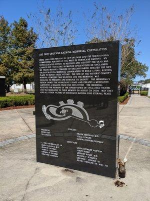 Katrina Memorial, New Orleans