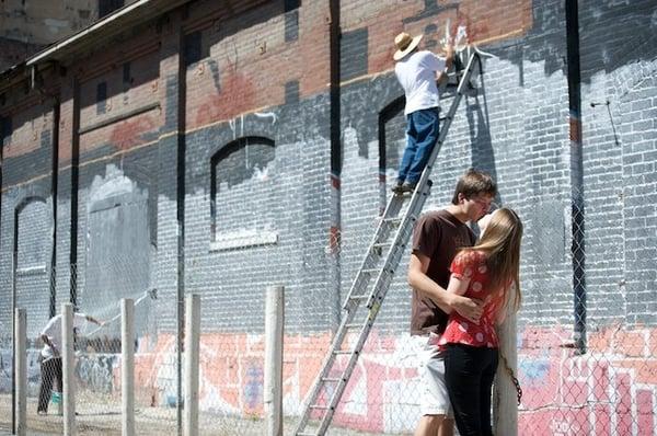 Arts District Couples Shoot by Blaine Photography