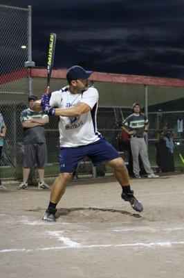 Adult softball is a fun way to stay active and hang out with your family and friends. Pelican Park has a Men's league and a co-ed league