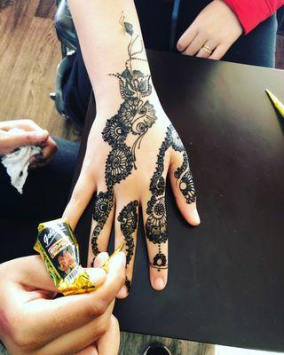 Henna tattoo by unique