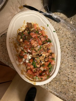 Bad food Worse Chipotle ever!