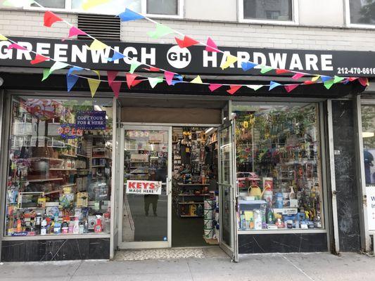 Hardware Store Storefront on east side of 6th Ave between 12th and 13th Streets