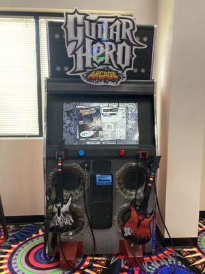 Guitar Hero was a highlight for me in this arcade!