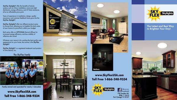 SkyFlex Skylights Brochure Page 1