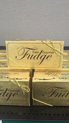 We make our own fresh fudge