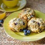 Yummy Paleo Lemon Blueberry Scones