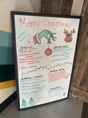 Christmas/Winter Menu