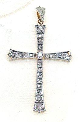 Edwardian Diamond Cross