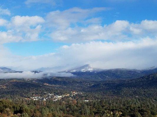 View of Oakhurst from Deadwood Mtn