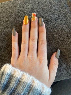 GREAT FALL NAILS!! By Ivy