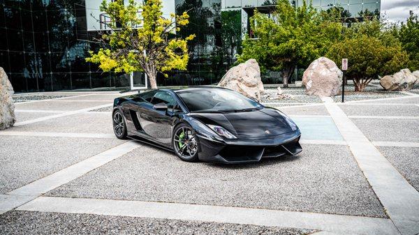 This Lamborghini Gallardo Superleggera got a full makeover. We did a full paint correction and then installed stealth PPF to the whole car