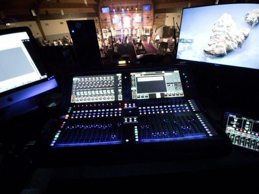 We're the in-house sound engineer for Center for Manifestation in Tampa.