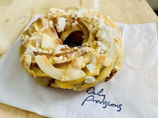 Passionfruit Coconut Cruller