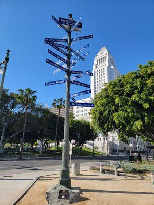 Sister Cities of Los Angeles Sign