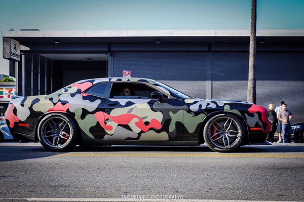 GOTCH DESIGN Custom Camo. Dodge Challenger Hellcat