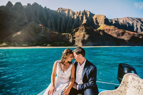 Napali coast elopement