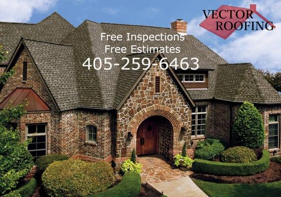 Vector Roofing Company in Oklahoma City offers free roof inspections and Estimates. Satisfaction Guaranteed. vector-roofing.com