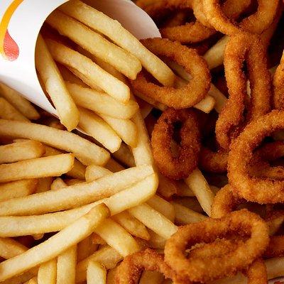 Onion Rings and Fries