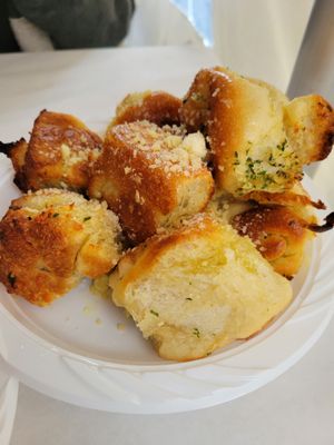 Huge garlic knots