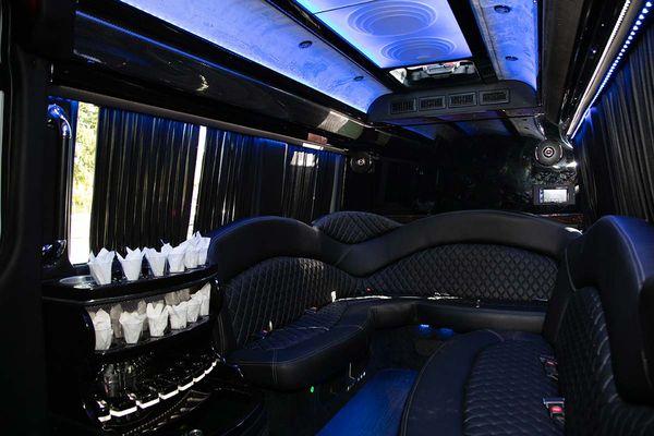 14 Passenger Party Bus.
 Complimentary Water And Ice!