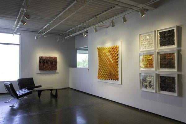 Exhibition, Two Fold including work by Matthew Shlian.