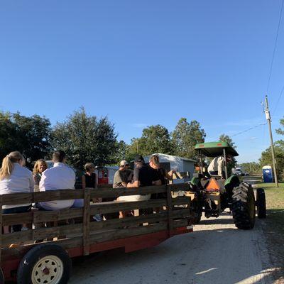 Farm tour at Worden Farm