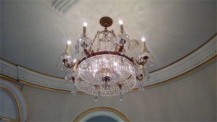 One of the most beautiful chandeliers we've ever cleaned. Rittenhouse Square