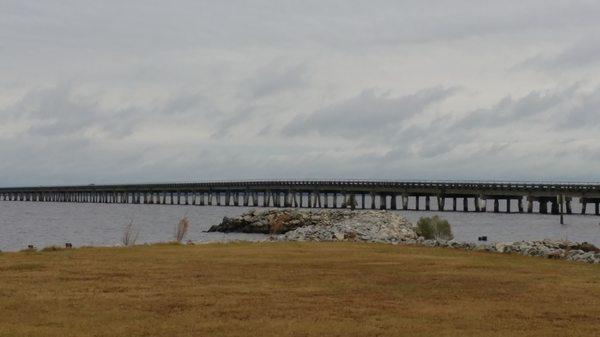 View from the Shell in Columbia, NC