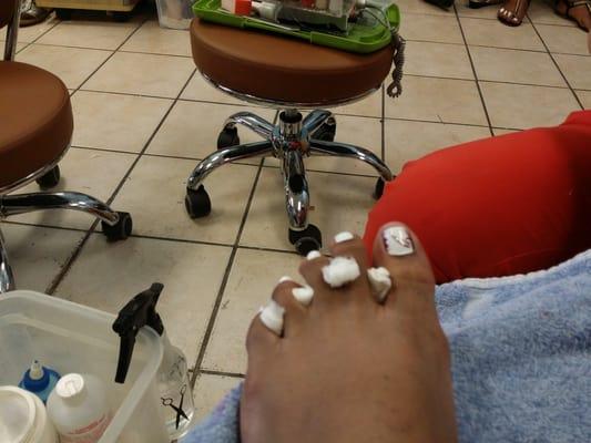 Pedi time