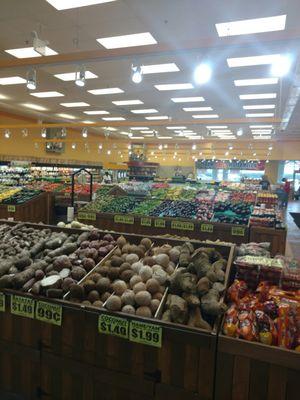 Massive produce section