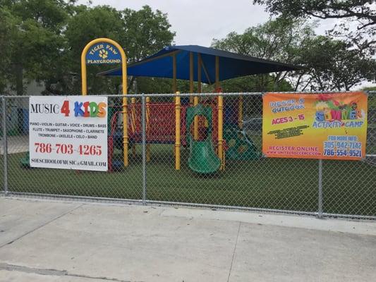 Renovated play ground.