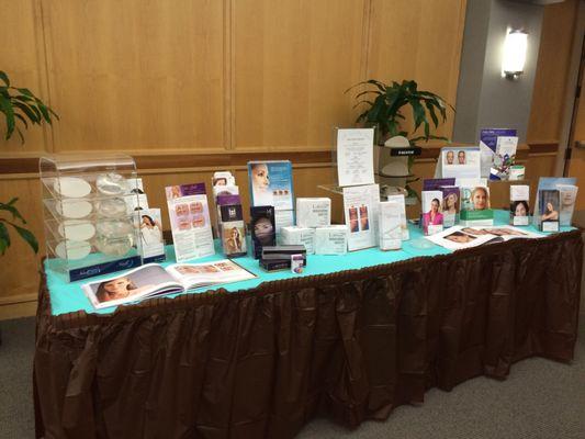 Our annual open house, showcasing injectables, skincare  products, surgeries, and lasers.