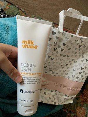 Milk shake hair mask