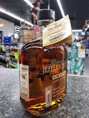 Limited Edition Jefferson's Ocean Voyage 15. Special Wheated Mash Bill. In Stock Now.