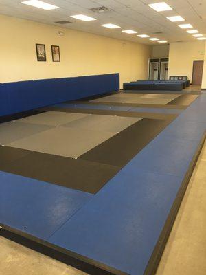 This is a view of the Mat area at our new Location. More additions soon to come.