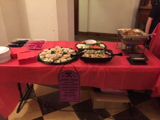 Gothic Wedding Buffet