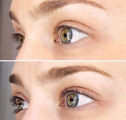 Amazing Lash Lift transformation!