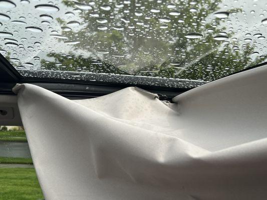 More of the shitty sunroof cover in my used car