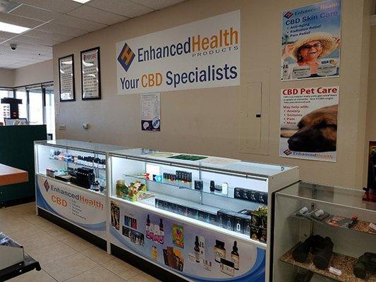 Enhanced Health CBD Store - Roseville - interior