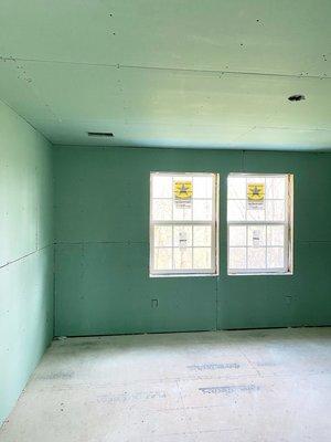 Drywall Job Pegram - whole addition