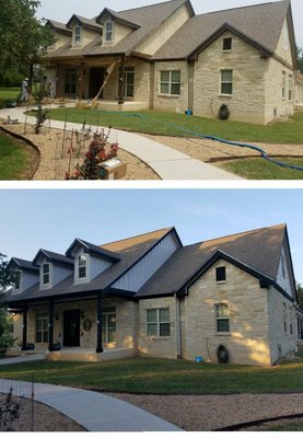 Exterior Painting before and after